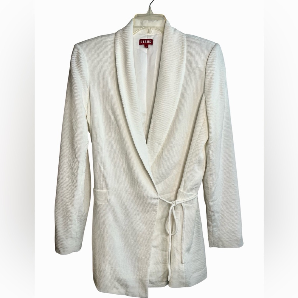 Staud Women’s Size L Everly Blazer Wrap Minidress